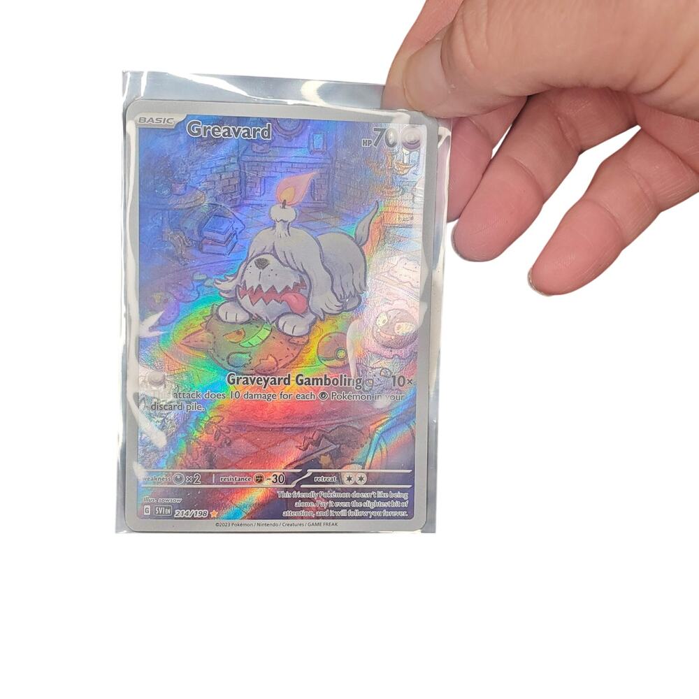 Greavard 214/198 Illustration Rare Scarlet & Violet Base Set Pokemon SVI
